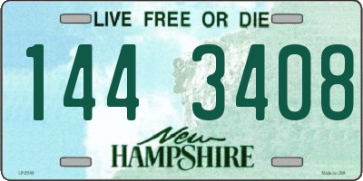 NH license plate 1443408