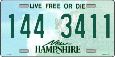 NH license plate 1443411