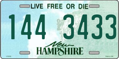 NH license plate 1443433