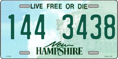 NH license plate 1443438