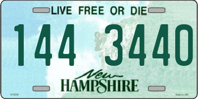 NH license plate 1443440