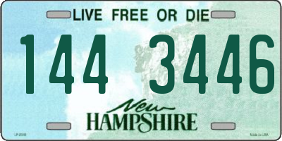 NH license plate 1443446