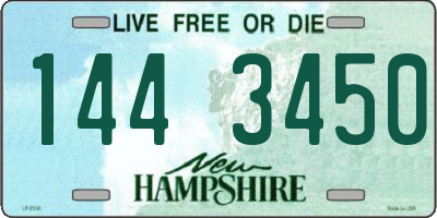 NH license plate 1443450