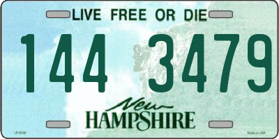 NH license plate 1443479
