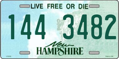 NH license plate 1443482