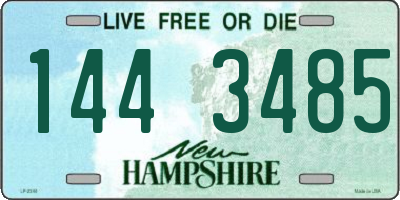 NH license plate 1443485
