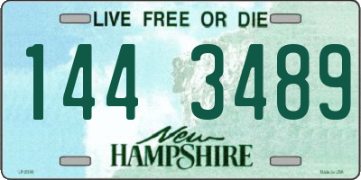 NH license plate 1443489