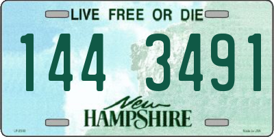 NH license plate 1443491