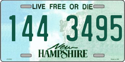 NH license plate 1443495
