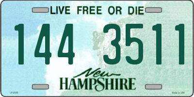 NH license plate 1443511
