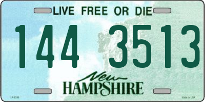 NH license plate 1443513