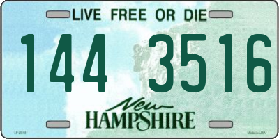 NH license plate 1443516