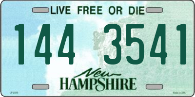 NH license plate 1443541