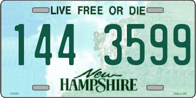 NH license plate 1443599