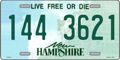 NH license plate 1443621
