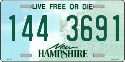 NH license plate 1443691