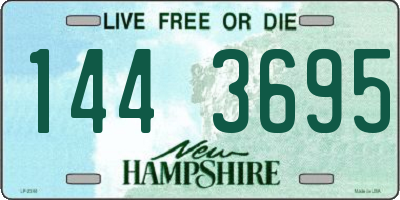 NH license plate 1443695