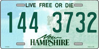 NH license plate 1443732