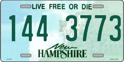 NH license plate 1443773