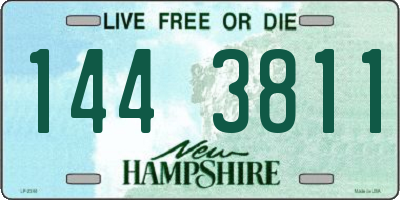 NH license plate 1443811