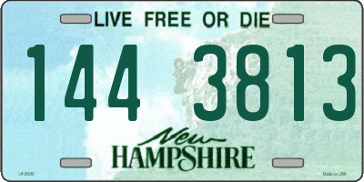 NH license plate 1443813