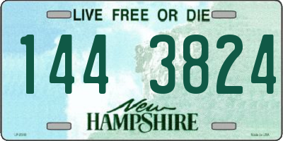 NH license plate 1443824