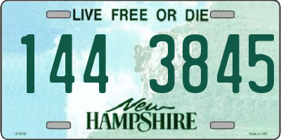 NH license plate 1443845