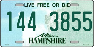 NH license plate 1443855