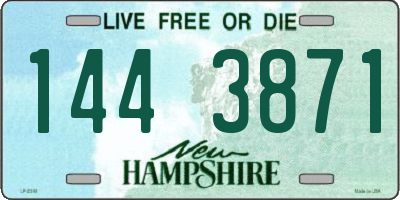 NH license plate 1443871