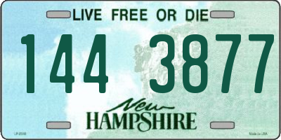 NH license plate 1443877