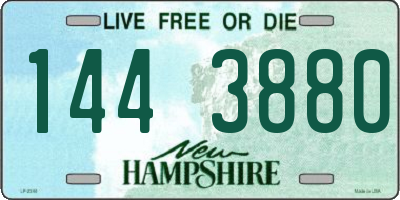 NH license plate 1443880