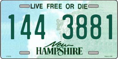 NH license plate 1443881