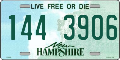 NH license plate 1443906
