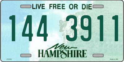 NH license plate 1443911