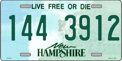 NH license plate 1443912