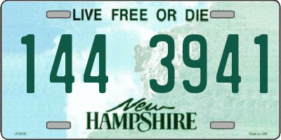 NH license plate 1443941