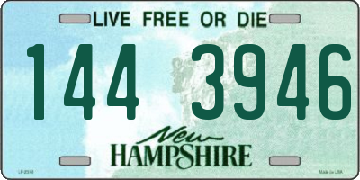 NH license plate 1443946