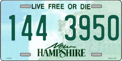 NH license plate 1443950