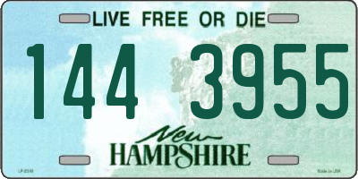 NH license plate 1443955