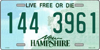 NH license plate 1443961