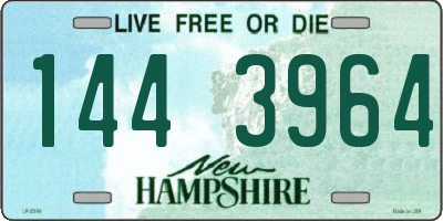 NH license plate 1443964