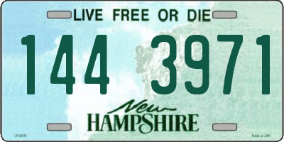 NH license plate 1443971