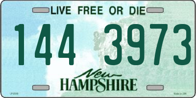NH license plate 1443973