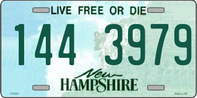 NH license plate 1443979