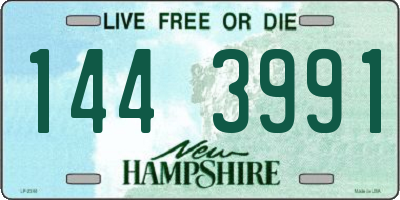 NH license plate 1443991