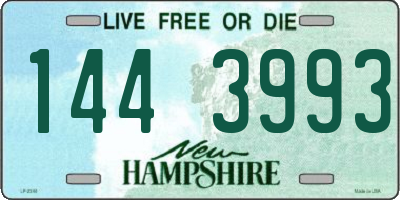 NH license plate 1443993