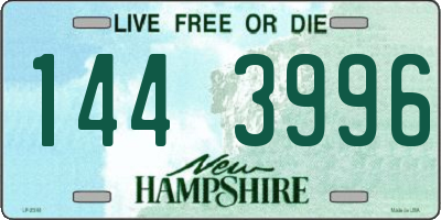 NH license plate 1443996