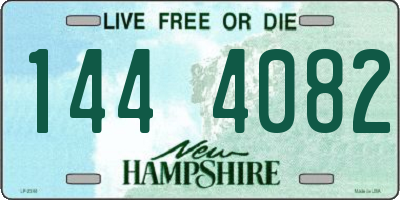 NH license plate 1444082