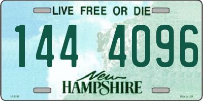 NH license plate 1444096