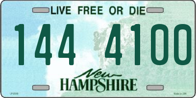 NH license plate 1444100